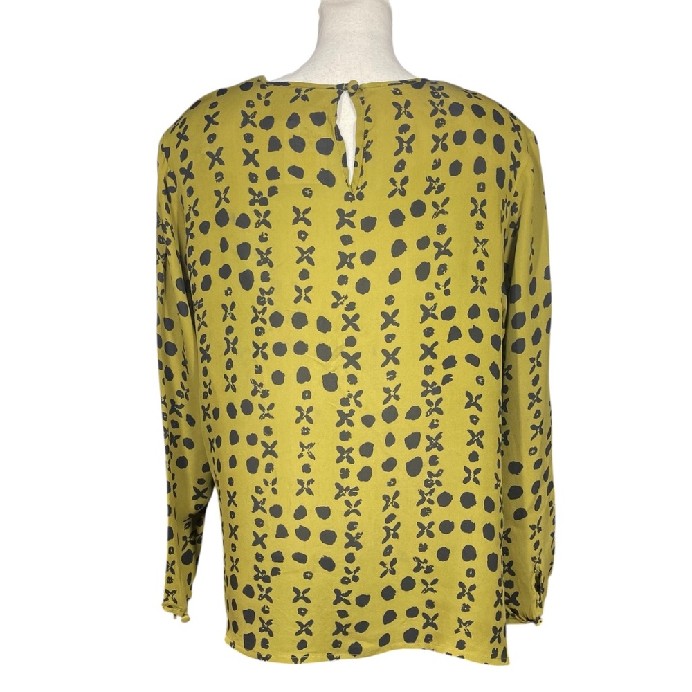 Ann May Silk Print Blouse - Picture 3 of 5